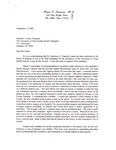 Letter from Dr. Mario Ramirez to Chairman Donald Evans: 2000-09-15