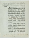 Circular noting the creation of the Instituto de Educacion Comercial college after the peace treaty