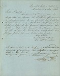 Letter directed to the mayor of Monterrey on approximation of American officials