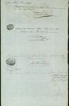 Commanding general's signatures and seals