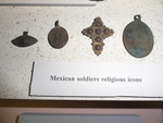 Religious icons belonging to Mexican soldiers