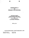 Addendum No.1 to Request for Proposal: 1998-02-03 by University of Texas Health Science Center at San Antonio. Library