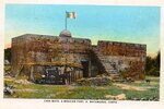 Postcard, Matamoros - Casa Mata, a Mexican fort by Curt Teich & Co. and Robert Runyon