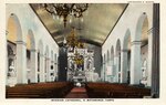 Postcard, Matamoros - Interior of Cathedral by Curt Teich & Co. and Robert Runyon