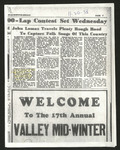 Newspaper clippings and supporting material - John Lomax's visit to the United States-Mexican border