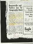Newspaper clipping - Brownsville and Valley are in [National Geographic] story