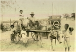 Photograph of a Mexican water wagon in Rio Grande Valley by John Peter Eskildsen