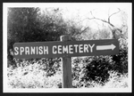 Photograph of a Spanish Cemetery sign