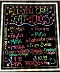 Photograph of Taquito Express Menu by Sara E. Azua and Julio Martinez