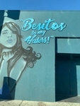 Photograph of "Besitos to My Haters" Art by Sara E. Azua and San Juanita Moreno