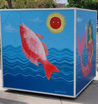 Photograph of Lotería Murals by Sara E. Azua and Zoraya Berlanga