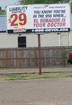 Photograph of Pronto Insurance Sign (You know you're in the 956 when...) by Sara E. Azua and Sam Gonzalez