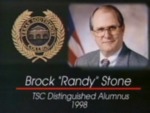 Distinguished Alumnus Award 1998, Brock "Randy" Stone by University of Texas at Brownsville and Texas Southmost College