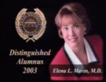 Distinguished Alumnus Award 2003, Elena L. Marin, M.D.