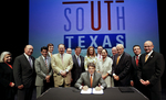 [PST] Photograph of ceremonial signing of Senate Bill 24, Project South Texas - 29