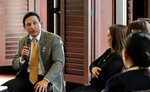 [ULEAD] Photograph of Rene Zayas Speaking During Ceremony by University of Texas at Brownsville and Paul Chouy