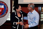 [Convocation] Photograph of Dr. Juliet Garcia With Rogelio Contreras - 80 by University of Texas at Brownsville and Paul Chouy