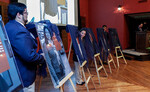[Alumni] Photograph of Student Ambassadors Unveiling Alumni Posters by University of Texas at Brownsville and Paul Chouy