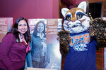 [Alumni] Photograph of Bea Lopez and Ozzie the Ocelot by University of Texas at Brownsville and Paul Chouy