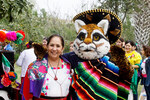 [Charro Days] Photograph of Dr. Juliet V. Garcia With Ozzie the Ocelot by University of Texas at Brownsville and Jennifer Wiley