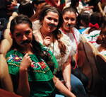 [Mr. Amigo] Photograph of Students Awaiting Welcoming of Mariana Seoane by University of Texas at Brownsville and Jennifer Wiley