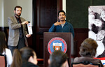 [Partnership] Photograph of Attendee Speaking at Partnership Event by University of Texas at Brownsville and Paul Chouy
