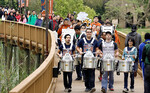 [Dream Rally] Photograph of UTB Drumline and Cheer Squad by University of Texas at Brownsville and Paul Chouy