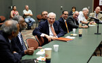 [Chancellor Cigarroa] Photograph of UT System Chancellor Francisco G. Cigarroa Meeting With Community Religious Leaders by University of Texas at Brownsville and Paul Chouy
