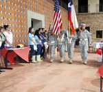 [Constitution Day] Photograph of ROTC Officers Marching by University of Texas at Brownsville