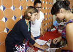 [Constitution Day] Photograph of Students Signing in at Table by University of Texas at Brownsville