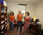 [Open House] Photograph of Individuals Touring Dr. Juliet Garcia's Office by University of Texas at Brownsville