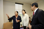 [Open House] Photograph of Dr. Julio Leon and Wife With Dr. Juliet Garcia by University of Texas at Brownsville