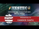 HESTEC 2013 Teacher of the Year - Candice Cantu