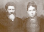 Portrait of Indalecio Trevino and wife Isabel Kidder